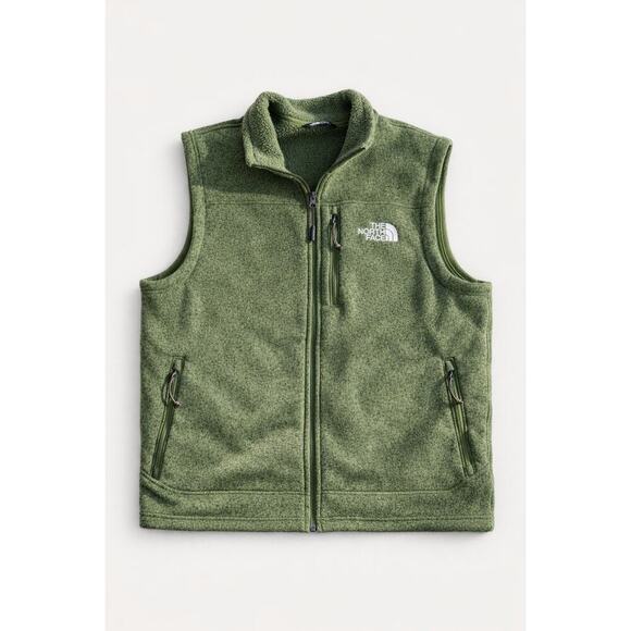 The North Face fleece Other - The North Face Men’s XL Green Fleece Vest Full Zip Outdoor Hiking Pockets